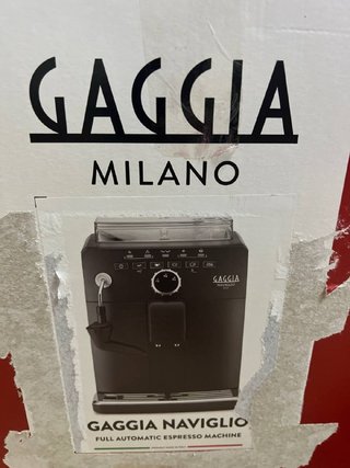 Cafetera Gaggia Naviglio Negra Automática