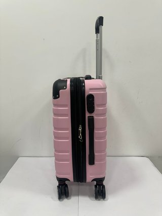 Maleta rosa ABS con ruedas