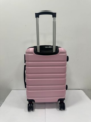 Maleta rosa ABS con ruedas