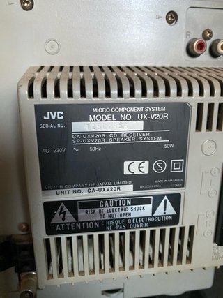 Microcadena JVC UX-V20R CD