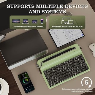 Teclado YUNZII QL75 Retro Mecánico