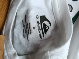 Camiseta Quiksilver niño blanca talla 12A