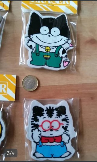 Gomme da cancellare collezionabili (4 unità)