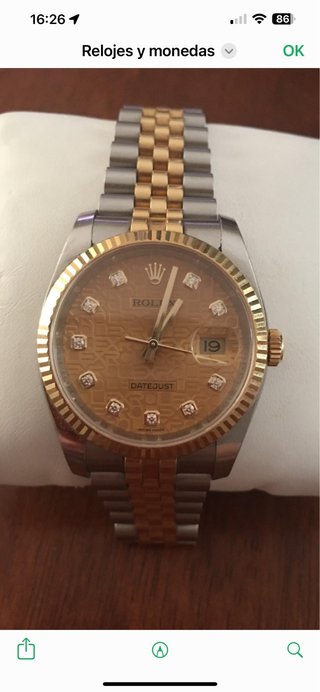 Reloj Rolex Datejust Oro y acero