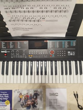 Teclado RockJam RJ640 con accesorios