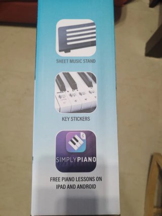 Teclado RockJam RJ640 con accesorios