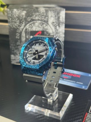 Reloj Casio G-Shock Azul y Plateado