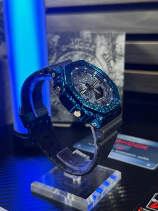 Reloj Casio G-Shock Azul y Plateado