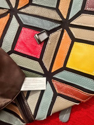 Borsa/zaino patchwork multicolor