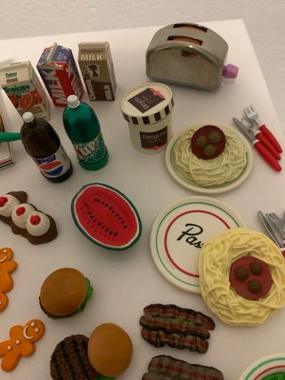 Miniaturas de Comida para Casa de Muñecas