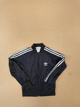 Chaqueta Adidas Originals Negra Clásica - Logo Trefoil Retro
