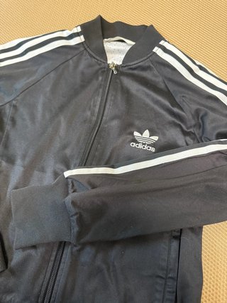 Chaqueta Adidas Originals Negra Clásica - Logo Trefoil Retro