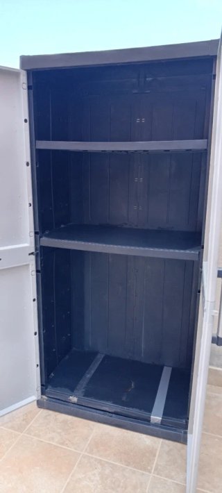 Armario exterior resina gris