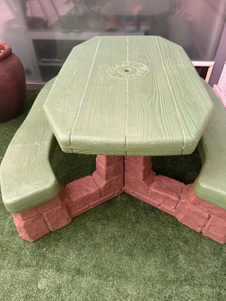 Mesa Picnic Infantil Step 2 Verde/Marrón