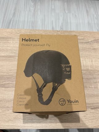 Casco Youin con luz LED frontal y trasera
