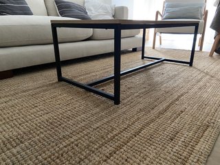 Mesa de centro madera y metal