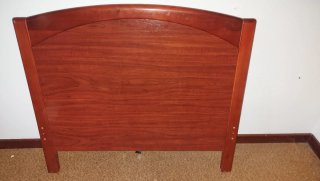 2 cabeceros de madera maciza