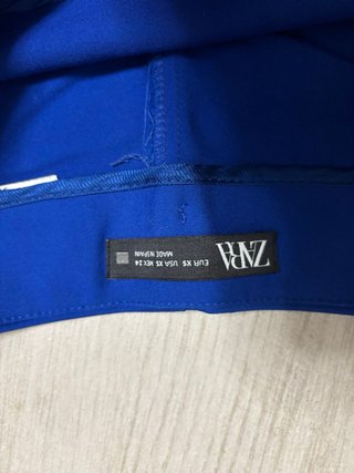 Pantaloni Zara Blu Taglia XS