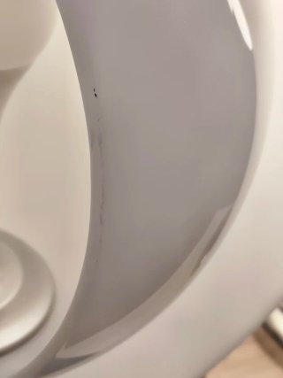 Lámpara mesa André Ricard para metalarte luna 70's
