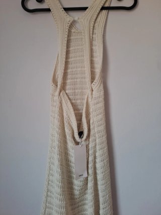 Vestido Mango Beige Talla S