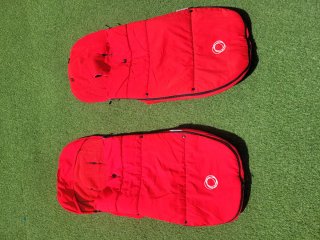 Saco para coche de bebe Bugaboo rojo