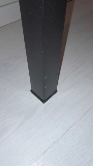 Mesa de cocina madera y metal Leroy Merlin