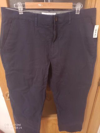 Pantalón Chino Amazon Essentials Azul Talla XXL