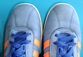 Adidas Trimm-Trab Talla 42 Azul Naranja
