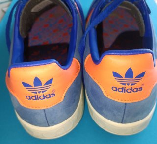 Adidas Trimm-Trab Talla 42 Azul Naranja