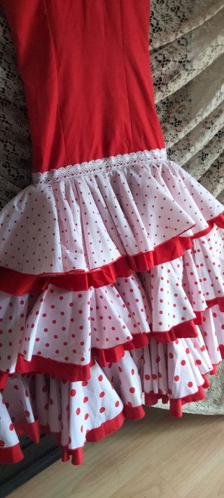 Traje Flamenca Ñezngo Niña T-32/ 12-14 años