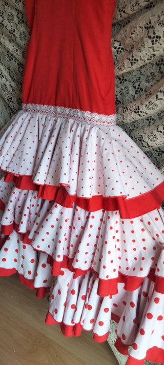 Traje Flamenca Ñezngo Niña T-32/ 12-14 años