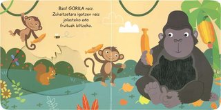 Libros con solapas y texturas (euskera, 2-3 años)