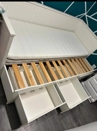 Cama nido Ikea con cajones y colchones