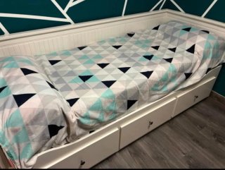 Cama nido Ikea con cajones y colchones