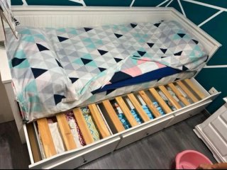 Cama nido Ikea con cajones y colchones