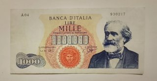 Banconota Lire 1000 Banca d'Italia