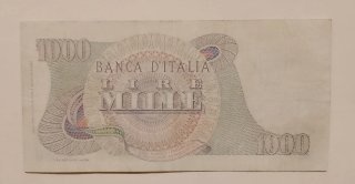 Banconota Lire 1000 Banca d'Italia