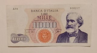 Banconota Lire 1000 Banca d'Italia