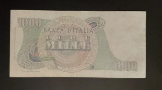 Banconota Lire 1000 Banca d'Italia