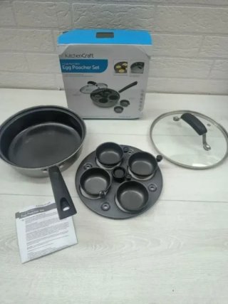 KitchenCraft Escalfador de huevos, Sartén