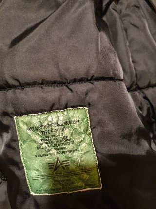 Parka Alpha Industries N-3B Polar Negra