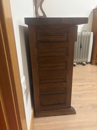 Mueble Taquillón Madera Maciza Estilo Castellano