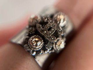 Anello Chanel RARO 05P Finitura Gunmetal