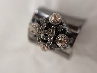 Anello Chanel RARO 05P Finitura Gunmetal