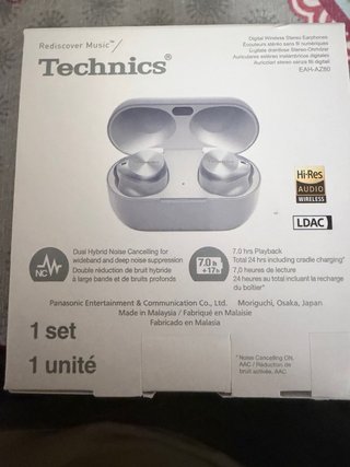Auriculares Technics ESH-AZ80E-S Plata