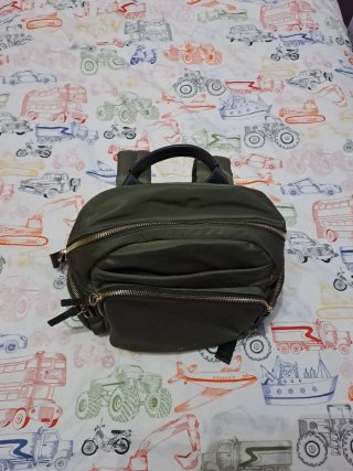 Mini mochila estilo italiana verde oliva