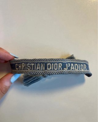 Pulsera Christian Dior J'adior Azul y Blanca