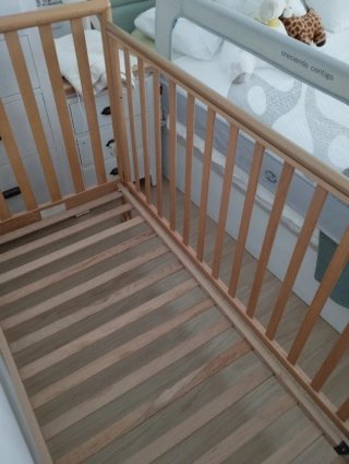 Cuna de madera de Prenatal