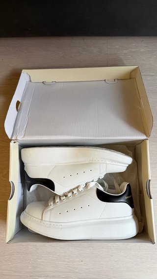 Alexander McQueen White Sneakers Size 41