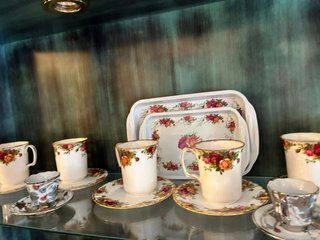 Juego de té y café inglés Royal Albert